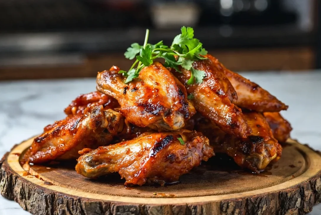 Sweet and Spicy Grilled Chicken Wings