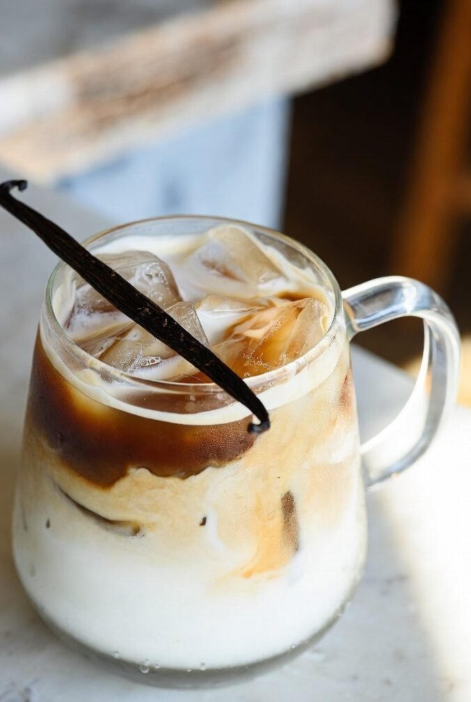 Vanilla Bean Iced Latte