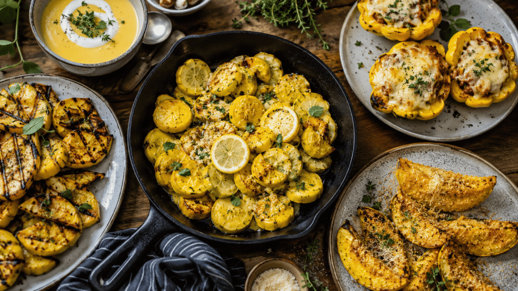patty pan squash recipe