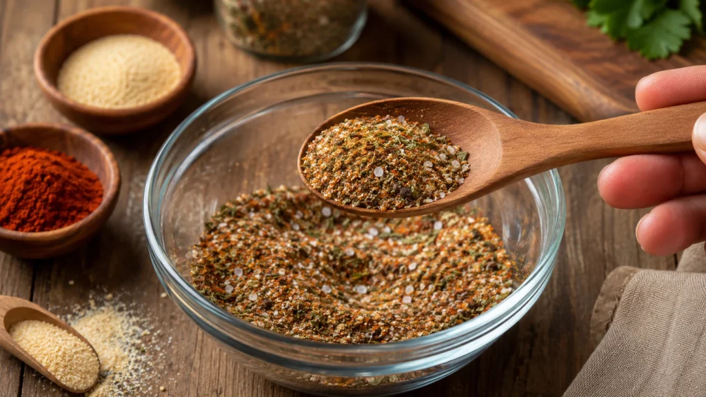 Adjusting the Seasoning Blend