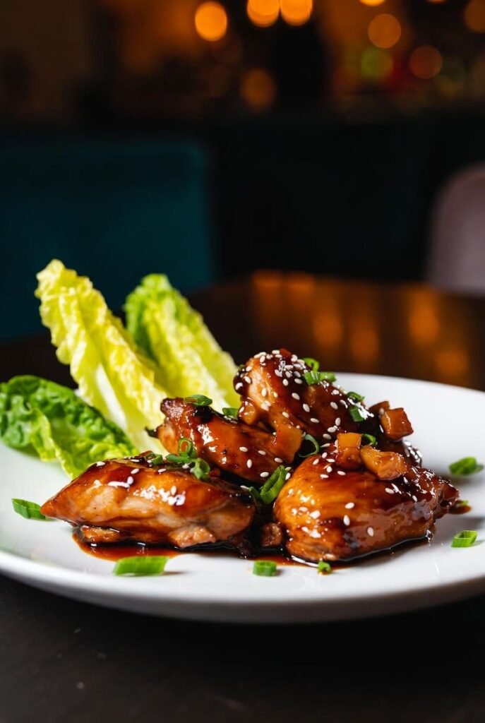 Asian Inspired Chicken Caesar Salad