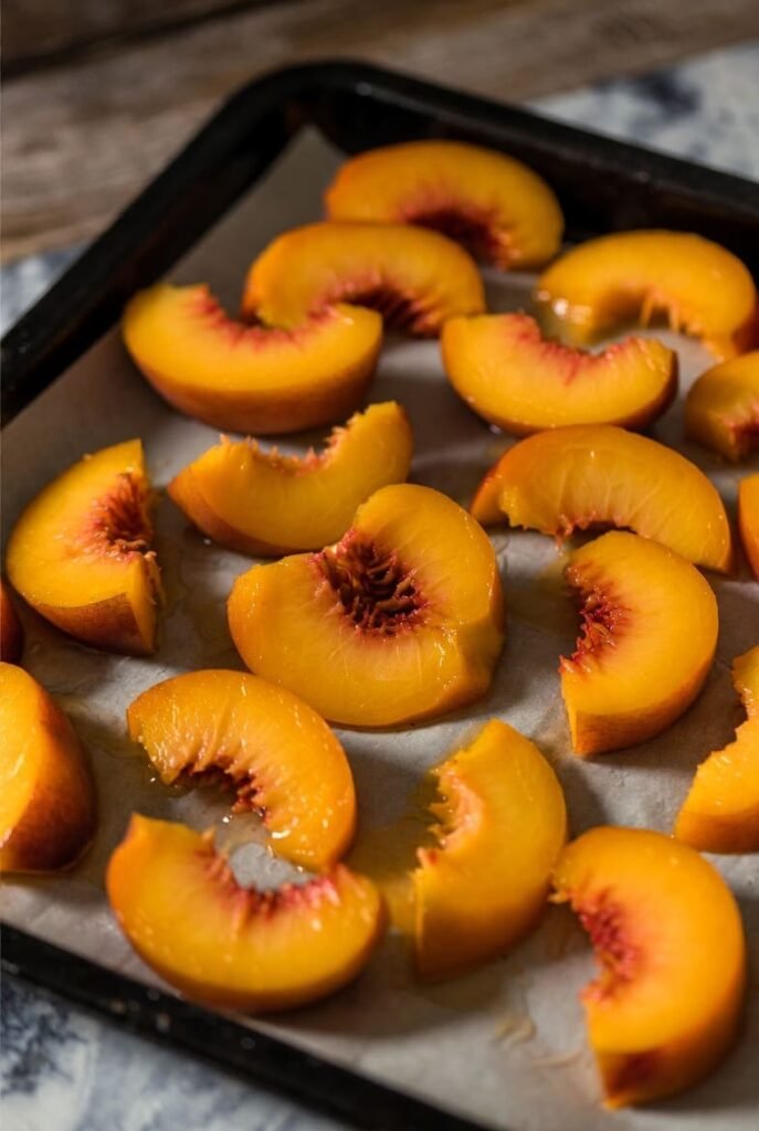 Basic Flash Freeze Sliced Peaches