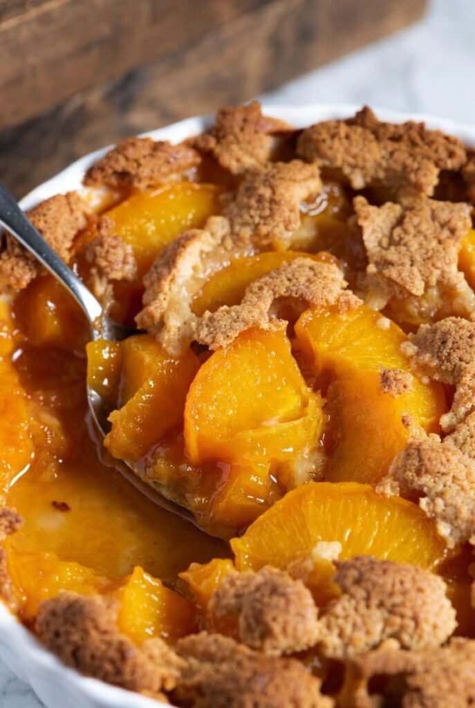 Bourbon Peach Crisp