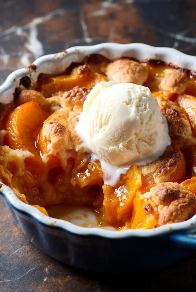 Classic Fresh Peach Cobbler