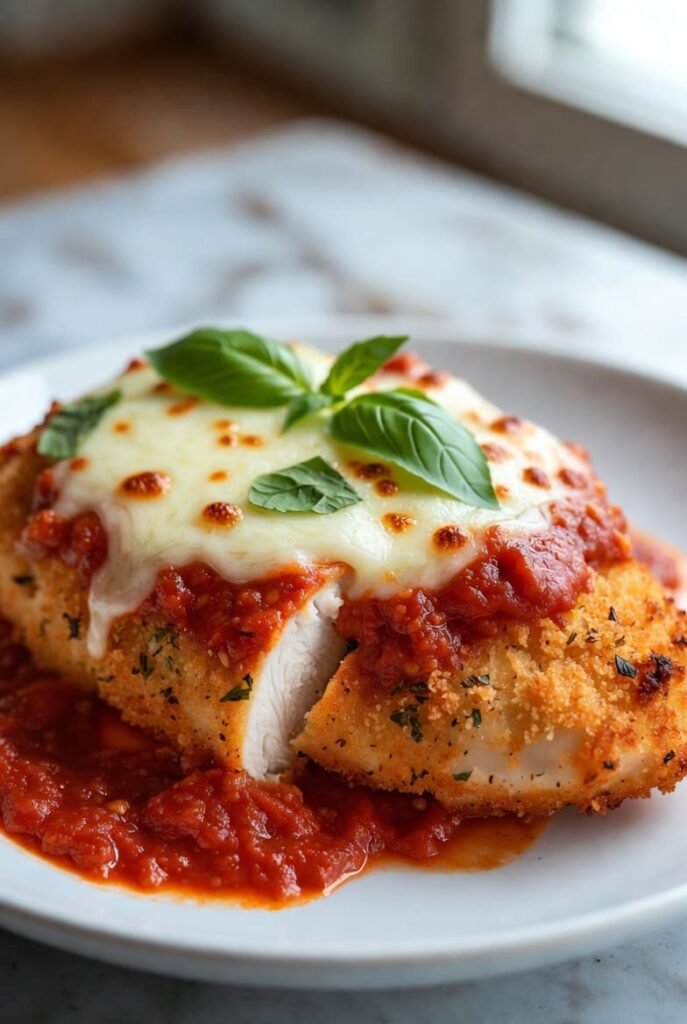 Easy Chicken Parmesan Bake