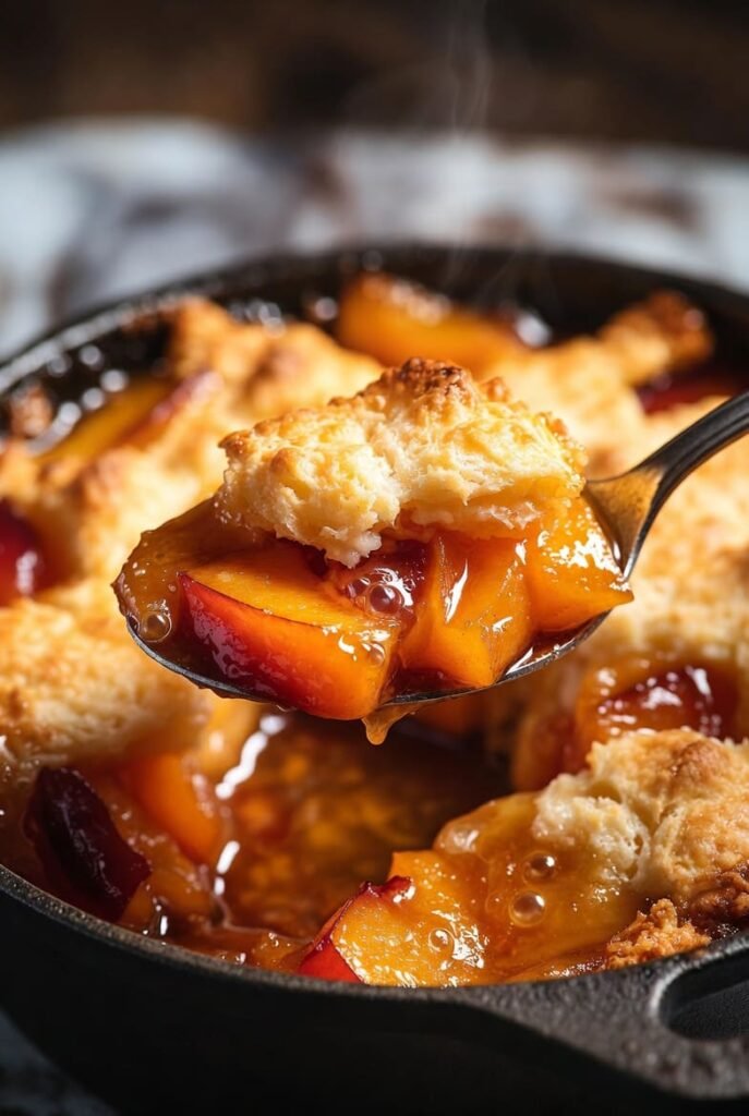 Easy Nectarine Cobbler