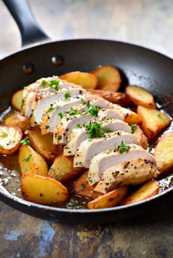 Garlic Butter Chicken and Potatoes