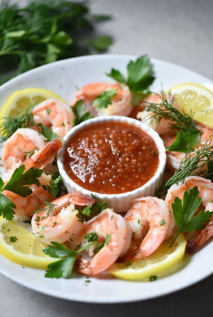 Lemon Herb Shrimp Cocktail