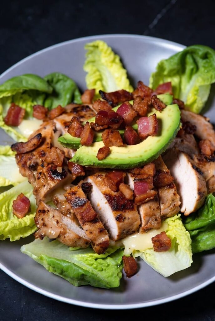 Low Carb Chicken Caesar Salad