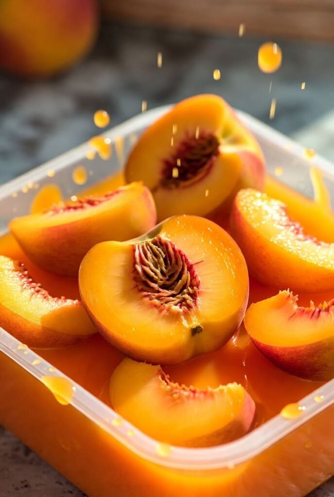 Orange Juice Packed Peaches