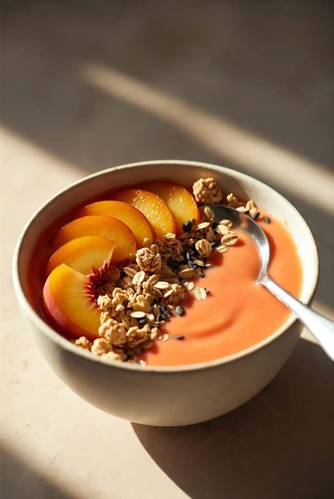 Peach Smoothie Bowl