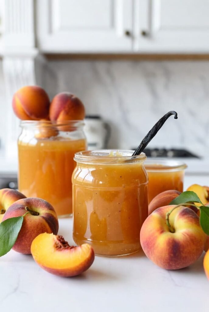 Peach Vanilla Bean Jam
