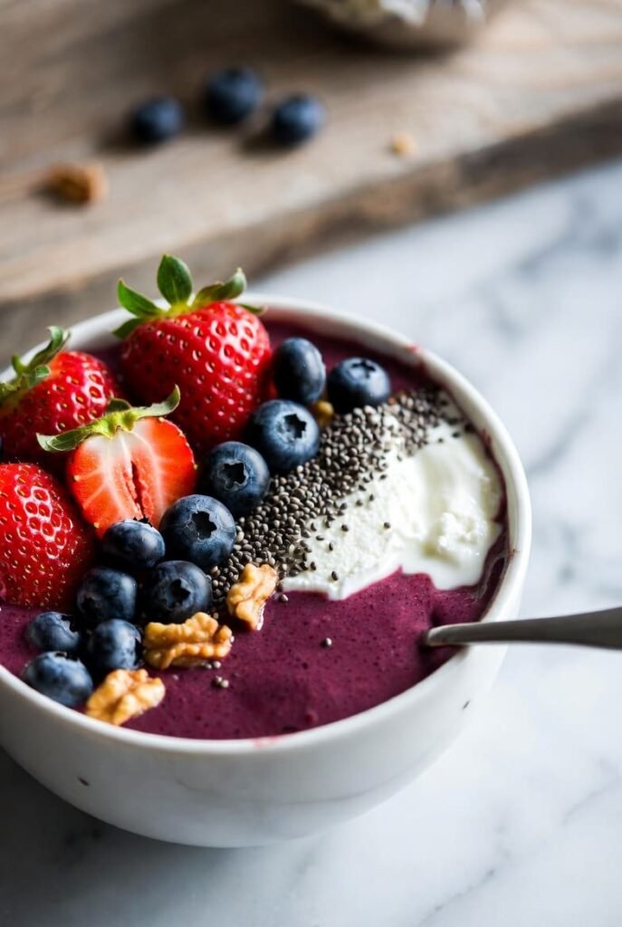 Protein-Packed Berry Smoothie Bowl