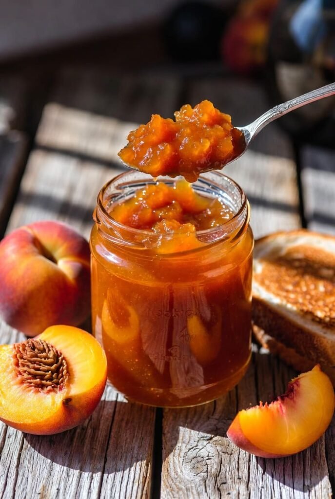Quick Fresh Peach Jam