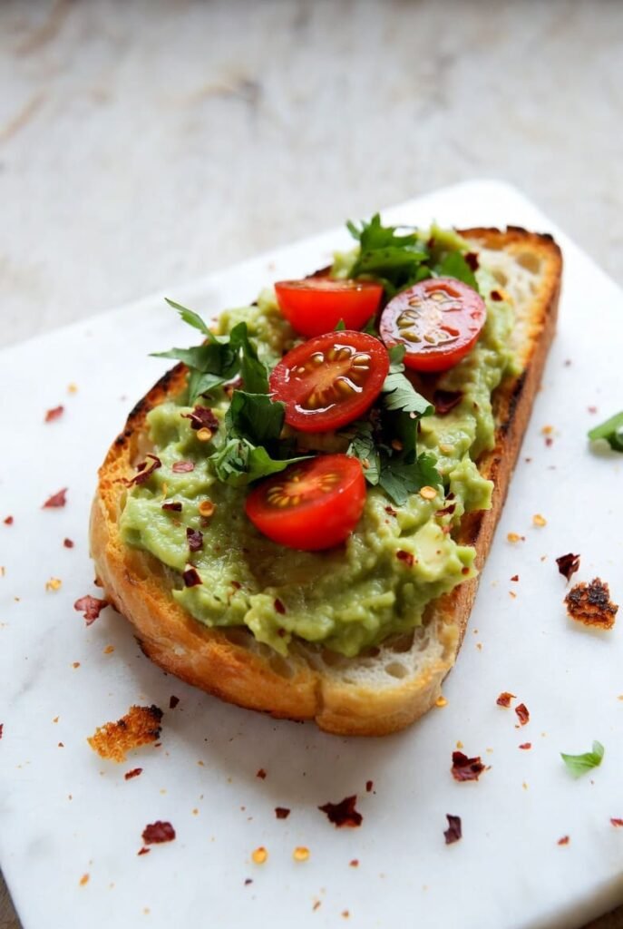 Spicy Avocado Toast Bites