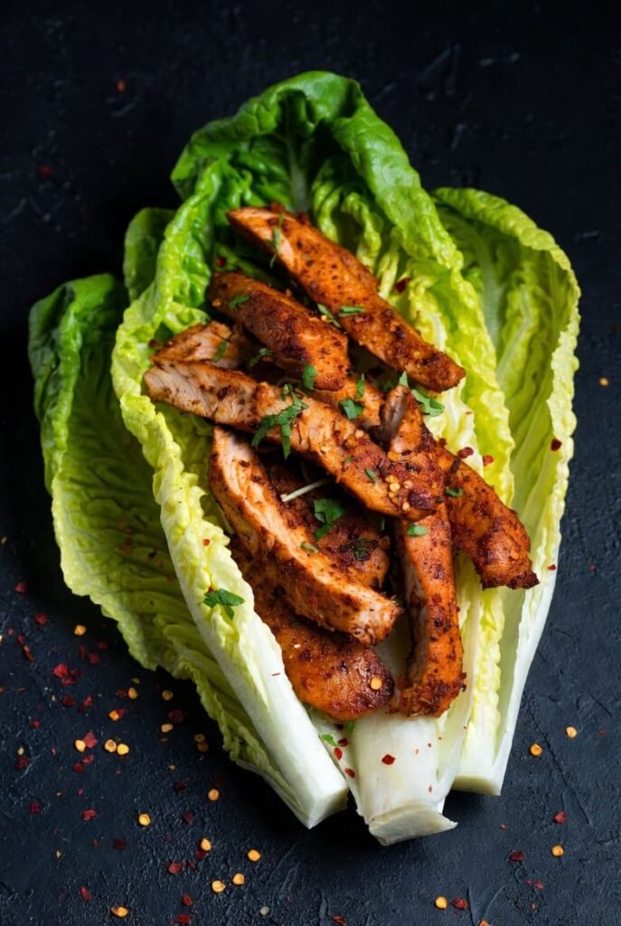 Spicy Cajun Chicken Caesar Salad