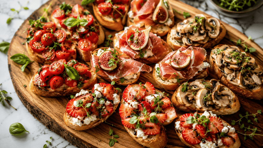 bruchetta appetizers