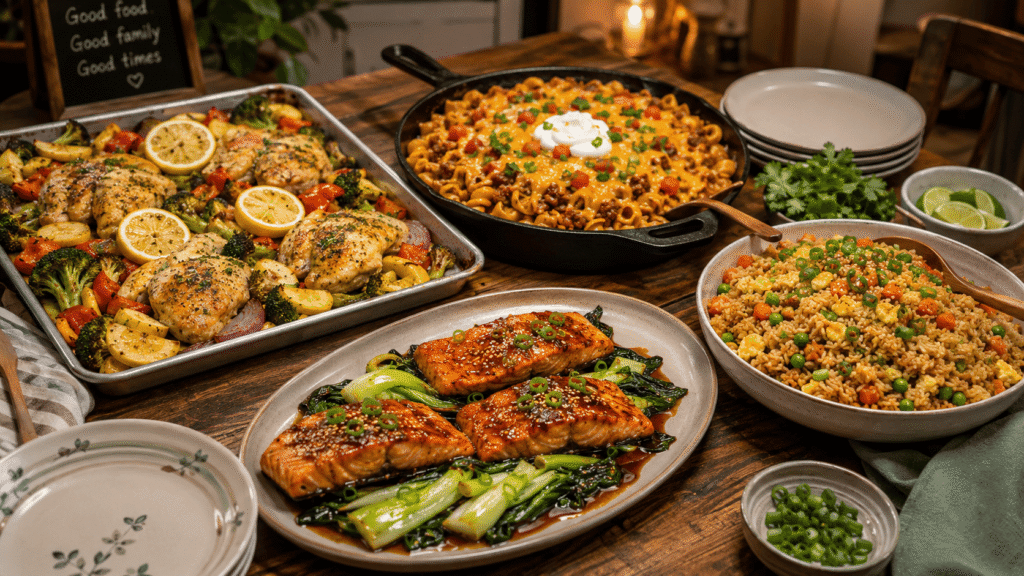 easy dinner ideas for family quick simple meals