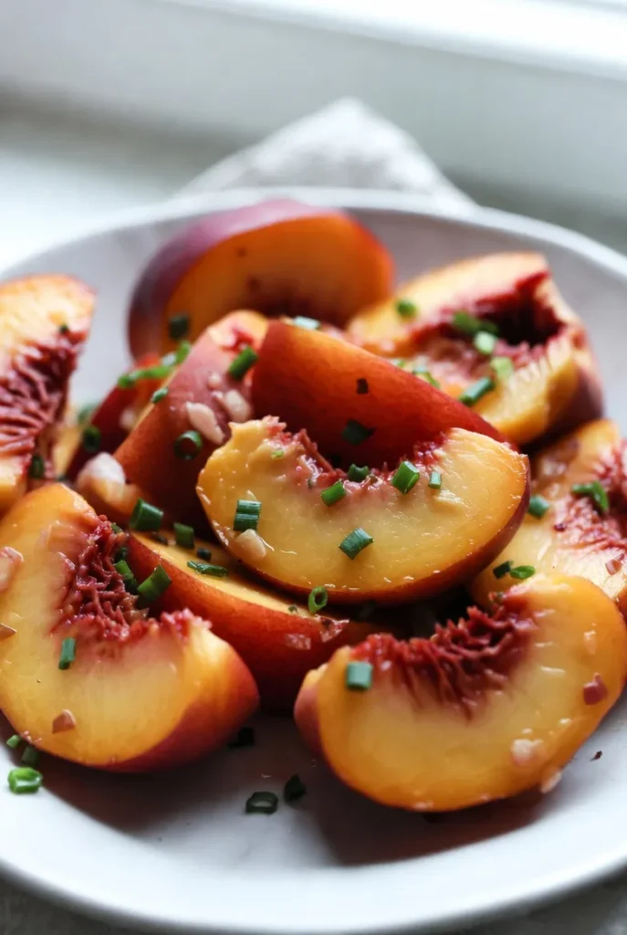Low Sugar Peach Salsa