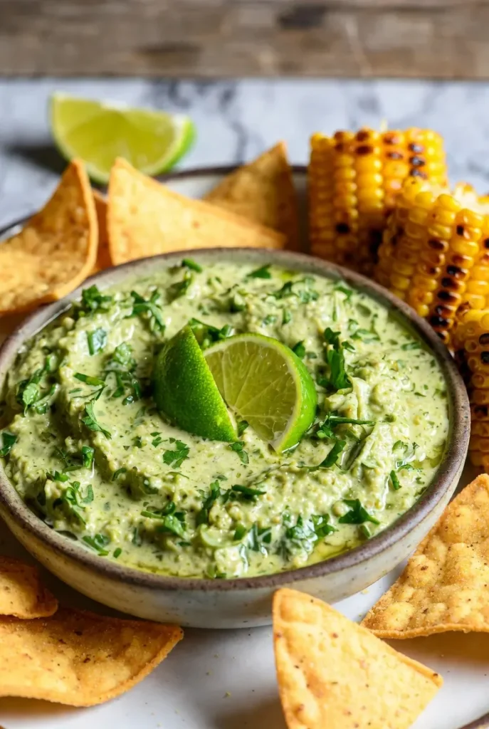 Cilantro Lime Creamy Pesto Sauce