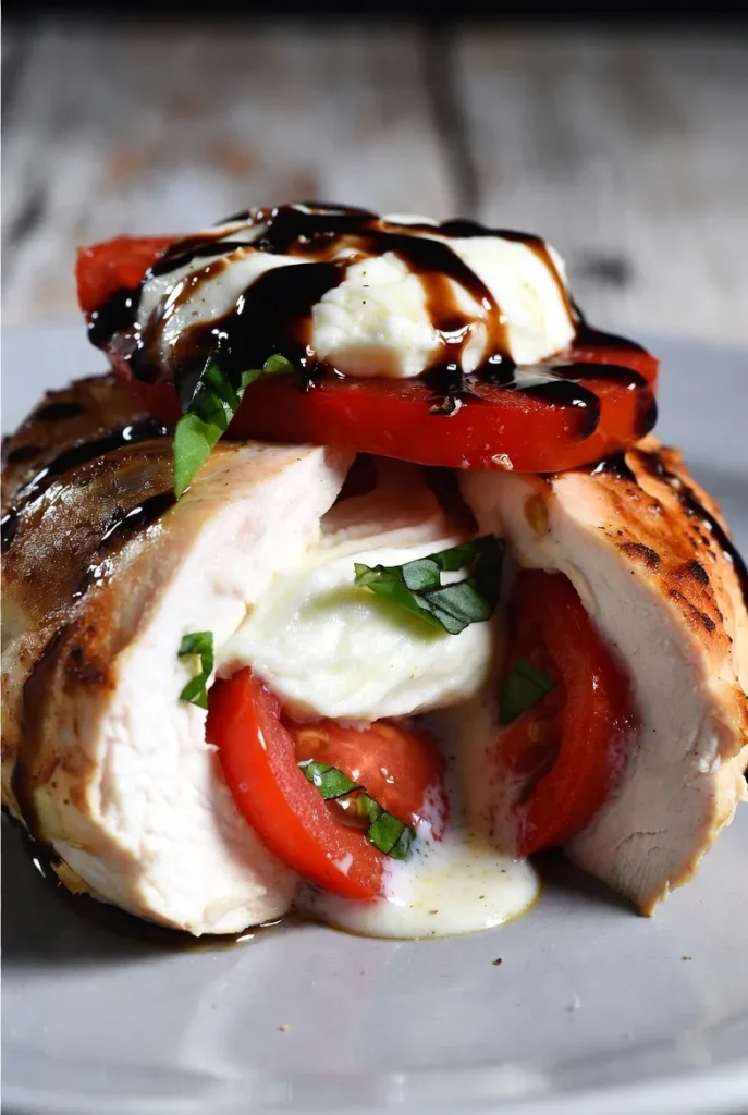 Caprese Stuffed Chicken