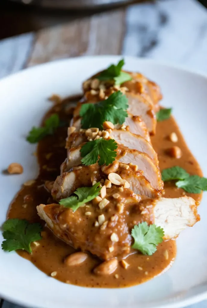 Quick Thai Peanut Chicken