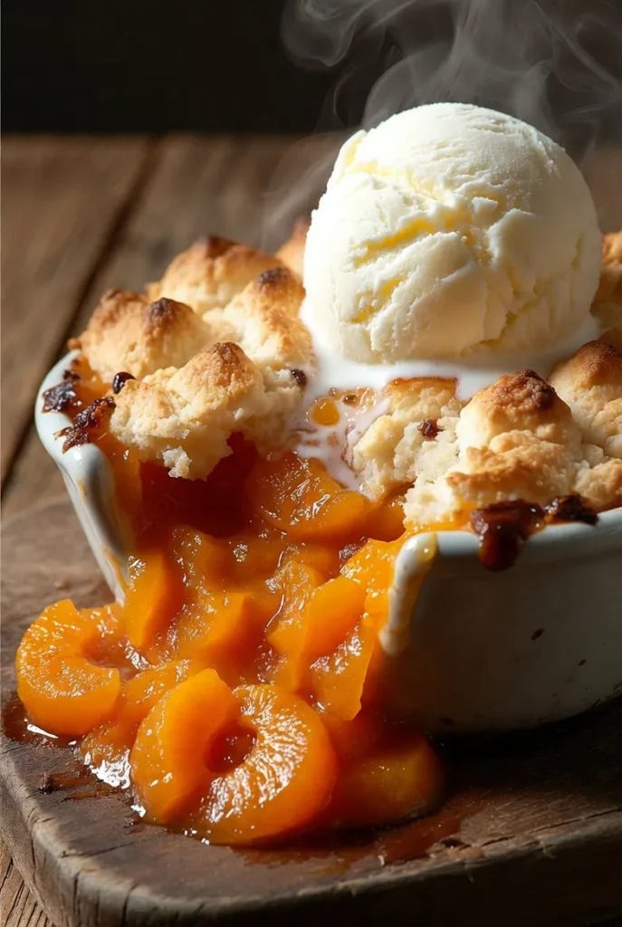 Fresh Apricot Cobbler