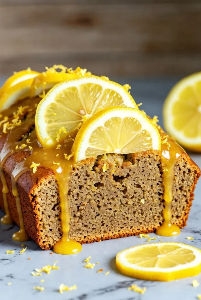 Lemon Glazed Zucchini Bread