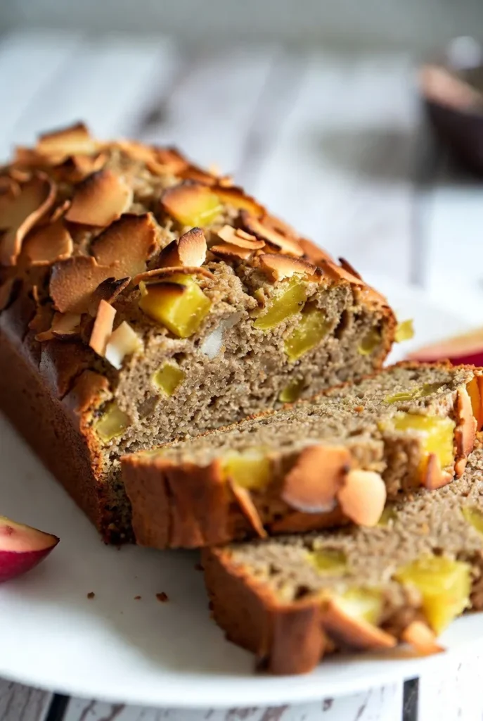 Pineapple Coconut Zucchini Bread