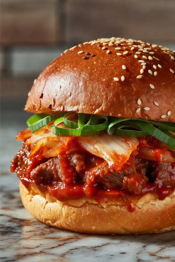 Korean Gochujang Beef Knuckle Sandwich