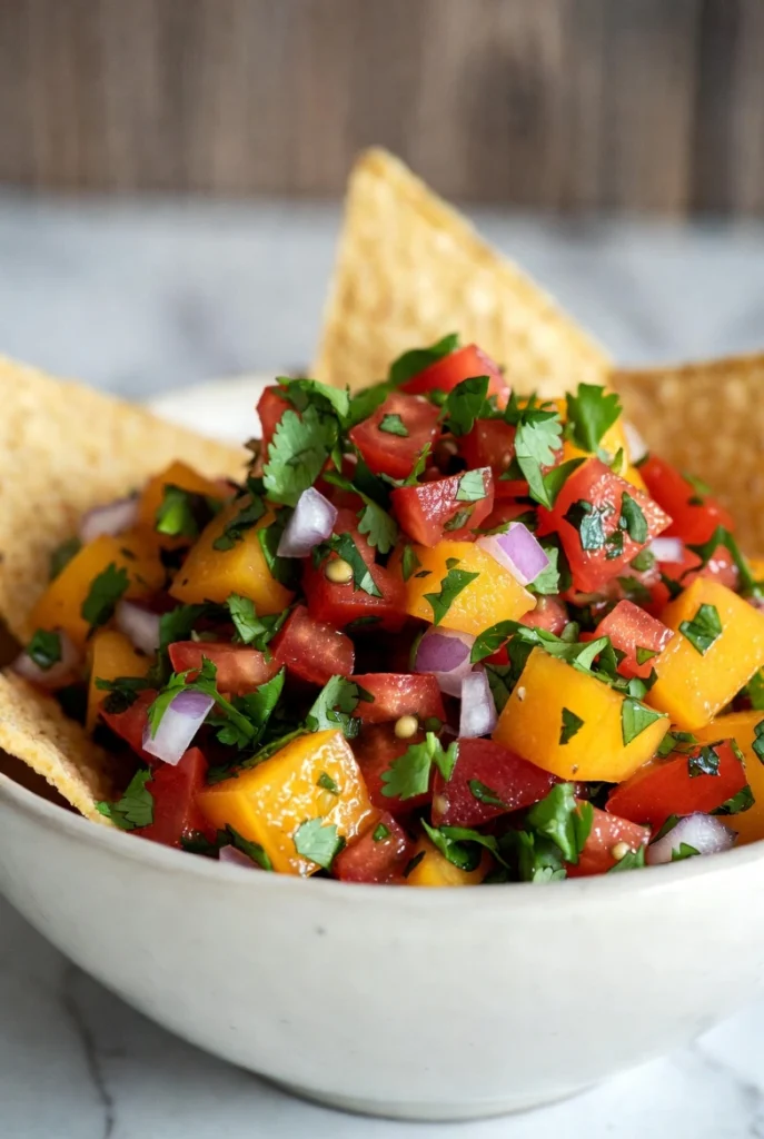 Classic Fresh Peach Salsa