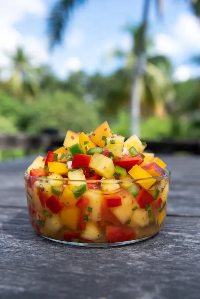  Pineapple Peach Salsa
