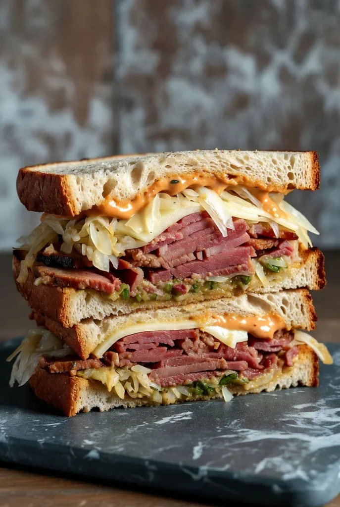 Ultimate Reuben Knuckle Sandwich