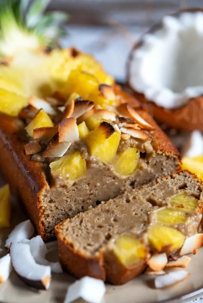 Pineapple Coconut Zucchini Bread