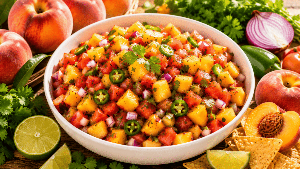 peach salsa