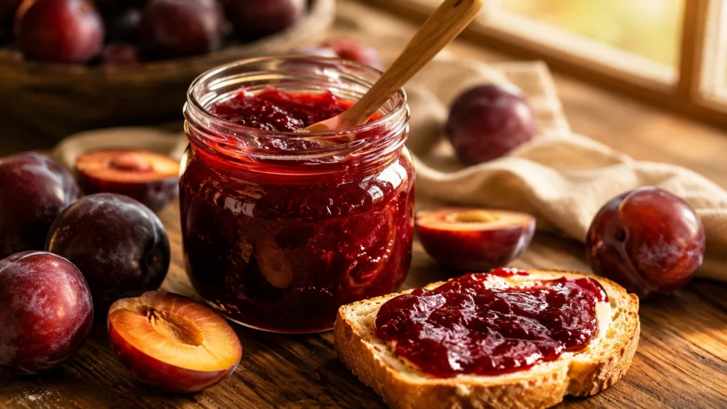 Plum jam recipe Jamie Oliver