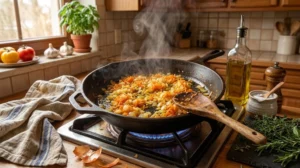 Sauté the Onion and Carrot