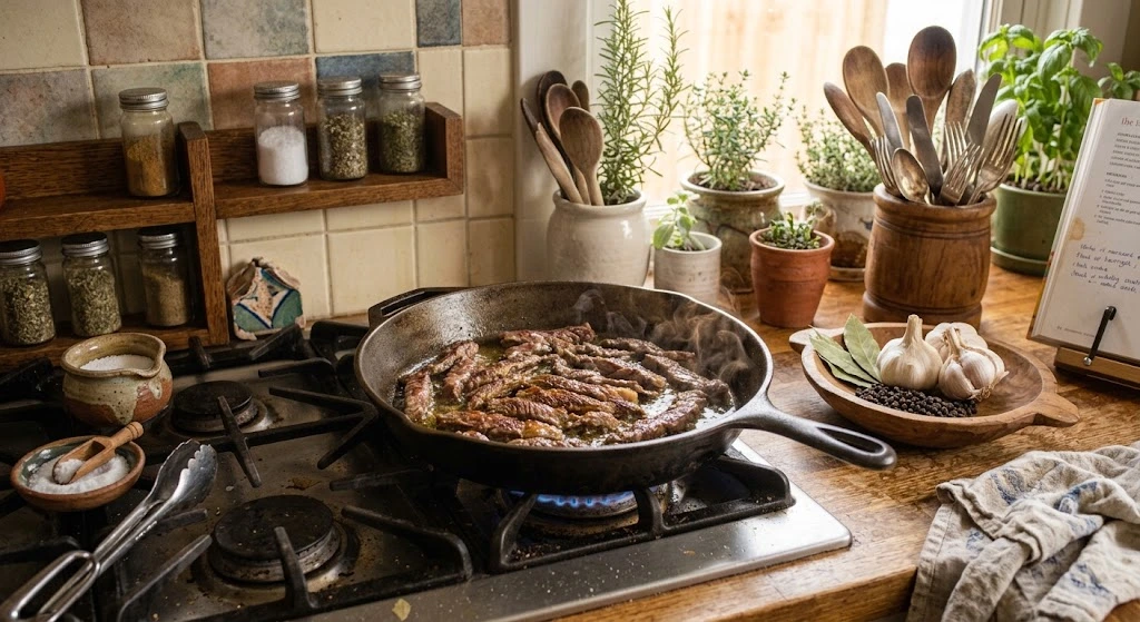 Sear the Beef