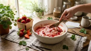 Add the Strawberries