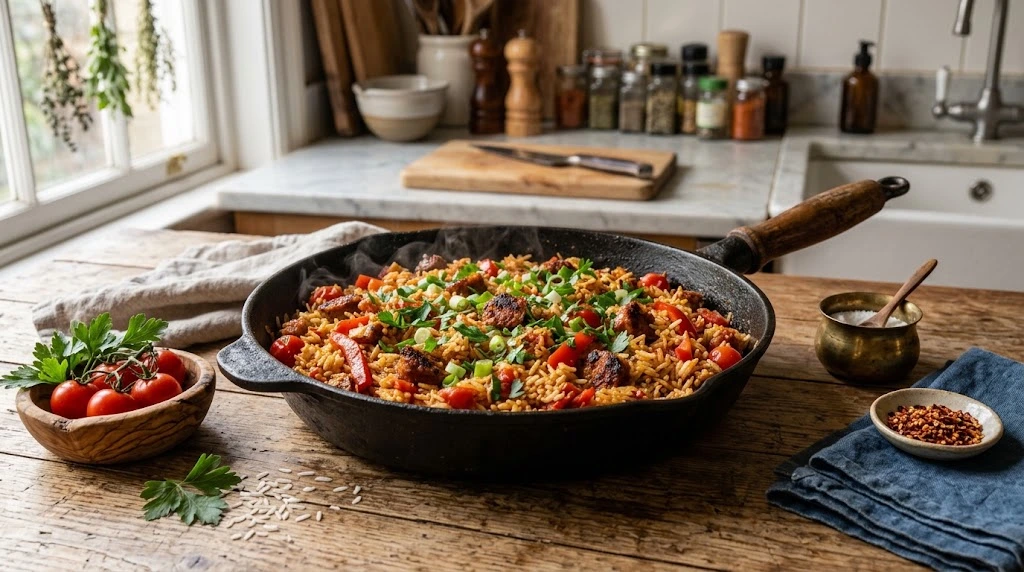 gordon ramsay spicy sausage rice recipe