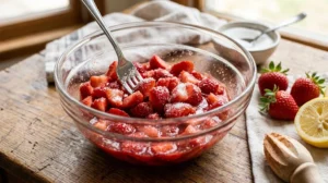 Prepare the Strawberries