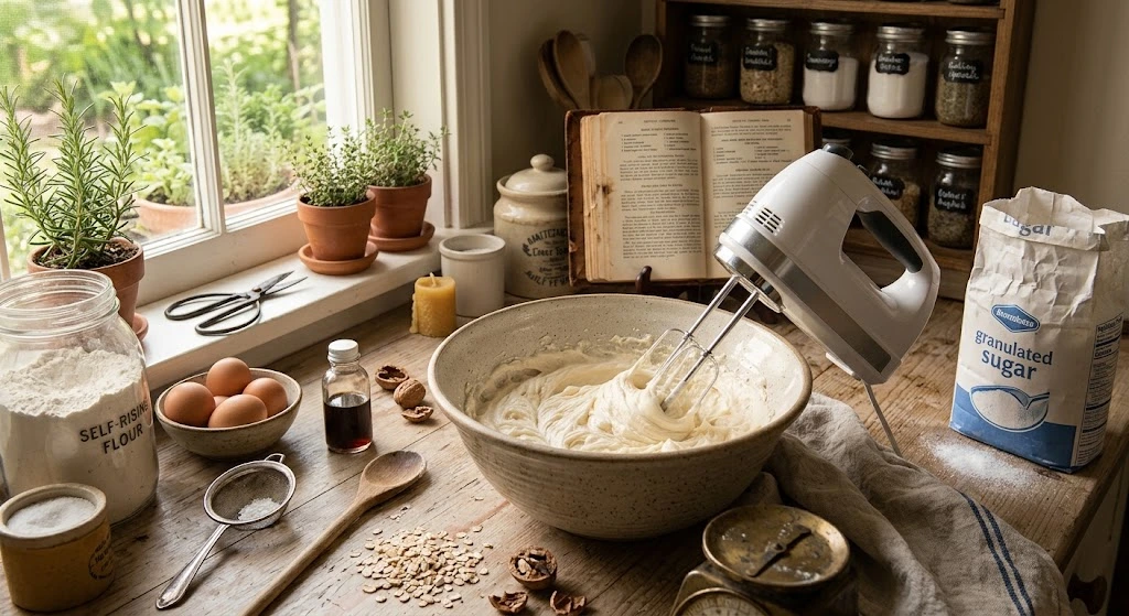 Cream Shortening and Sugar