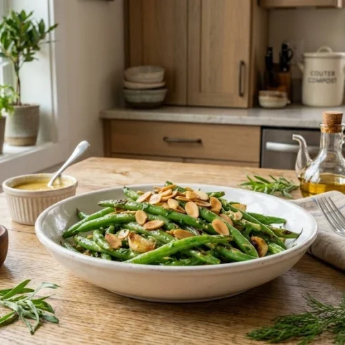 gordon ramsay green beans with mustard dressing recipe