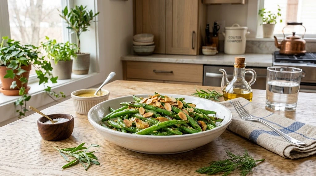 gordon ramsay green beans with mustard dressing recipe