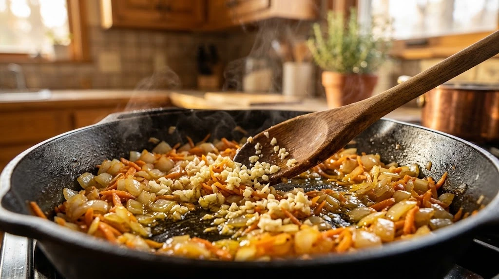 Add the Garlic
