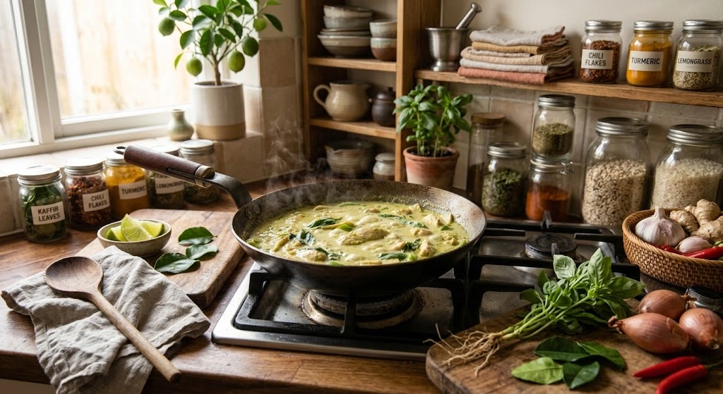 Make the Coconut Curry Sauce